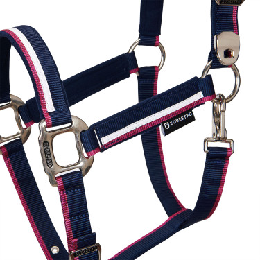 Cabresto de nylon White Trim Equestro Marinho / fúcsia Azul