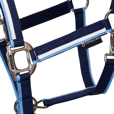 Cabresto de nylon White Trim Equestro Marinho / azul claro