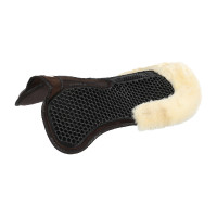 Amortecedor de gel hexagonal lã de carneiro Acavallo Marrom / natural Castanho