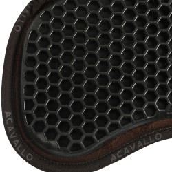 Amortecedor de gel hexagonal lã de carneiro Acavallo Marrom / natural Castanho