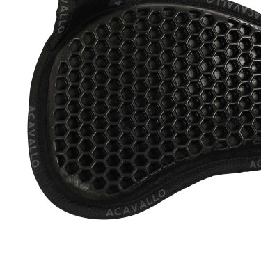 Amortecedor de gel hexagonal lã de carneiro Acavallo Preto / natural