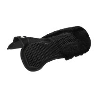 Amortecedor de gel hexagonal lã de carneiro Acavallo Preto / preto Amortecedor de gel hexagonal lã de carneiro Acavallo Preto / preto