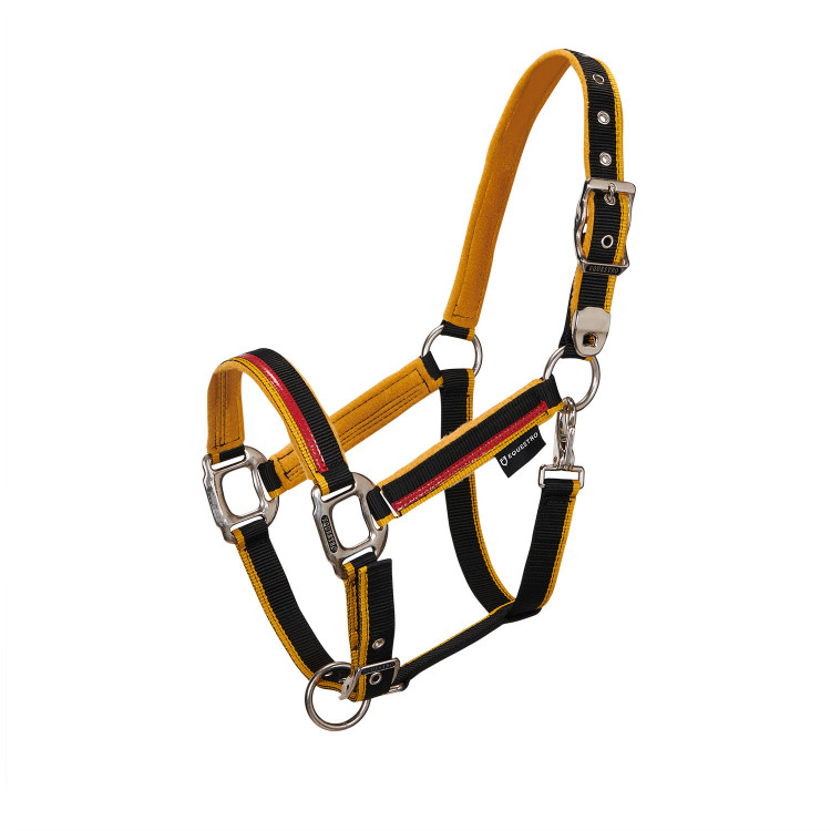 Cabresto de nylon com corda Red Trim Equestro Cabresto de nylon com corda Red Trim Equestro