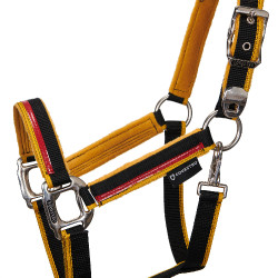 Cabresto de nylon com corda Red Trim Equestro Cabresto de nylon com corda Red Trim Equestro