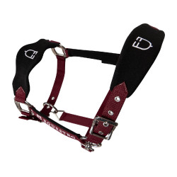 Caveção de nylon com corda e forro de lã polar Equestro Bordéus Bordô Caveção de nylon com corda e forro de lã polar Equestro Bordéus Bordô