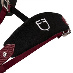 Caveção de nylon com corda e forro de lã polar Equestro Bordéus Bordô Caveção de nylon com corda e forro de lã polar Equestro Bordéus Bordô