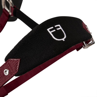 Caveção de nylon com corda e forro de lã polar Equestro Bordéus Bordô Caveção de nylon com corda e forro de lã polar Equestro Bordéus Bordô