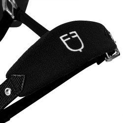 Caveção de nylon com corda e forro de lã polar Equestro Preto Caveção de nylon com corda e forro de lã polar Equestro Preto