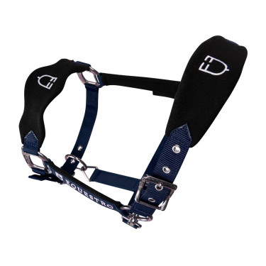 Caveção de nylon com corda e forro de lã polar Equestro Marinho Azul-marinho Caveção de nylon com corda e forro de lã polar Equestro Marinho Azul-marinho