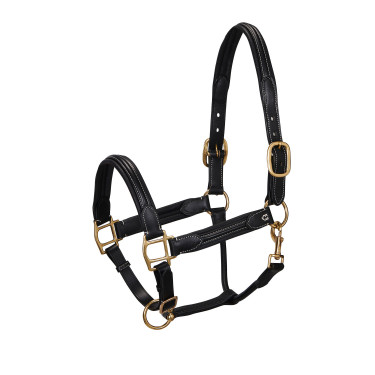 Cabezada de couro superior Equestro