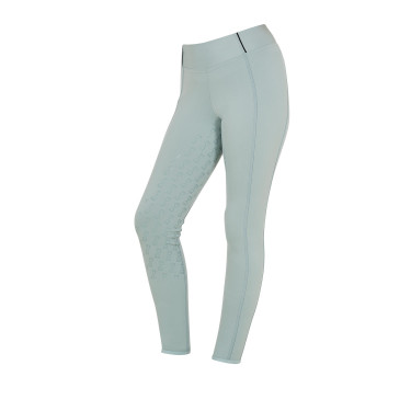 Legging justo para menina com grip e logótipo Equestro Legging justo para menina com grip e logótipo Equestro