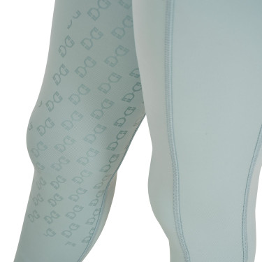 Legging justo para menina com grip e logótipo Equestro Legging justo para menina com grip e logótipo Equestro