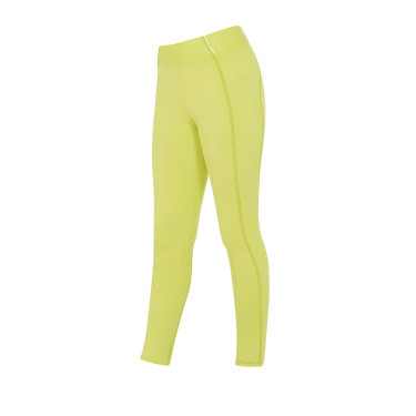 Legging justo para menina com grip e logótipo Equestro Legging justo para menina com grip e logótipo Equestro