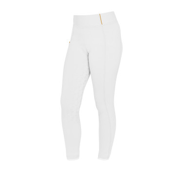 Legging justo para menina com grip e logótipo Equestro Legging justo para menina com grip e logótipo Equestro