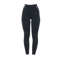 Legging ajustado feminino com strass Equestro Preto
