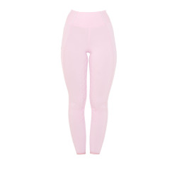 Legging ajustado feminino com strass Equestro Bailarina Rosa