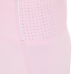 Legging ajustado feminino com strass Equestro Bailarina Rosa