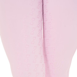 Legging ajustado feminino com strass Equestro Bailarina Rosa