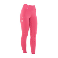 Legging justo feminino com grip completo Classic Equestro Madressilva Rosa