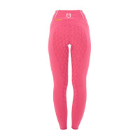 Legging justo feminino com grip completo Classic Equestro Madressilva Rosa