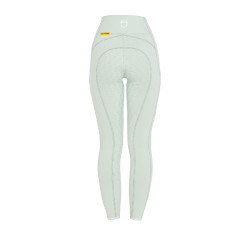 Legging justo feminino com grip completo Classic Equestro Verde claro