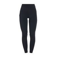Legging ajustado em tecido técnico elástico feminino Kao Light Equestro Preto / preto Legging ajustado em tecido técnico elástico feminino Kao Light Equestro Preto / preto