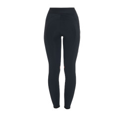 Legging justo em tecido técnico elástico feminino Kao Equestro Preto / vermelho