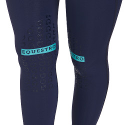Legging justo em tecido técnico elástico feminino Kao Equestro Legging justo em tecido técnico elástico feminino Kao Equestro