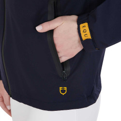 Impermeável técnico de 3 camadas feminino Equestro Marinho Azul-marinho Impermeável técnico de 3 camadas feminino Equestro Marinho Azul-marinho