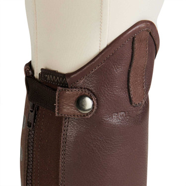Mini-chaps unissexo com inserções de silicone Gel Grip System Equestro Mini-chaps unissexo com inserções de silicone Gel Grip System Equestro