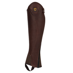 Mini-chaps de couro macio com zíper lateral Magellano Equestro