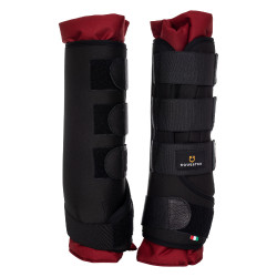 Guizeiras de descanso Equestro por 2 Preto / bordô