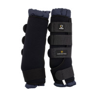 Guérrés de descanso em neoprene/algodão Equestro - conjunto com 2 Preto Guérrés de descanso em neoprene/algodão Equestro - conjunto com 2 Preto