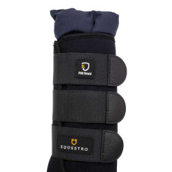 Guérrés de descanso em neoprene/algodão Equestro - conjunto com 2 Preto