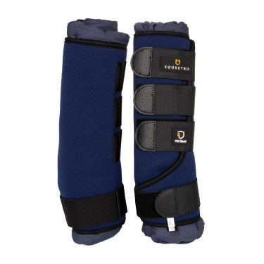 Guérrés de descanso em neoprene/algodão Equestro - conjunto com 2 Marinho Azul-marinho Guérrés de descanso em neoprene/algodão Equestro - conjunto com 2 Marinho Azul-marinho