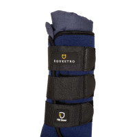 Guérrés de descanso em neoprene/algodão Equestro - conjunto com 2 Preto Guérrés de descanso em neoprene/algodão Equestro - conjunto com 2 Preto