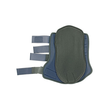 Guêtres de descanso em neoprene/algodão com reforço em plástico Equestro, conjunto com 2 Marinho Azul-marinho