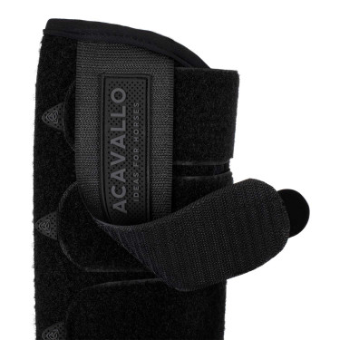 Guérrêras dianteiras em neoprene com inserções em gel Respira Acavallo Preto Guérrêras dianteiras em neoprene com inserções em gel Respira Acavallo Preto
