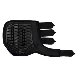Guérrêras dianteiras em neoprene com inserções em gel Respira Acavallo Preto