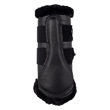 Guétras dianteiras em couro ecológico com pelo sintético e duplo velcro Acavallo Guétras dianteiras em couro ecológico com pelo sintético e duplo velcro Acavallo