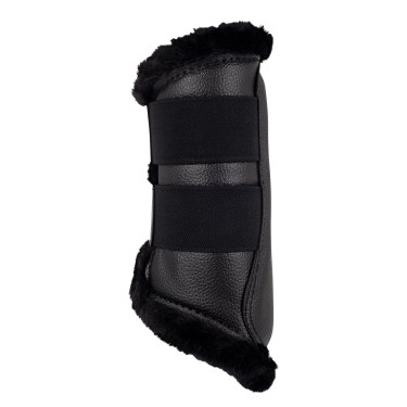 Guétras dianteiras em couro ecológico com pelo sintético e duplo velcro Acavallo Guétras dianteiras em couro ecológico com pelo sintético e duplo velcro Acavallo