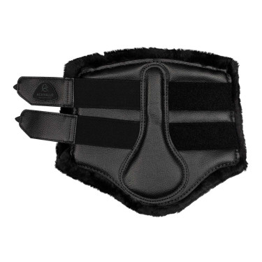 Guétras dianteiras em couro ecológico com pelo sintético e duplo velcro Acavallo Guétras dianteiras em couro ecológico com pelo sintético e duplo velcro Acavallo