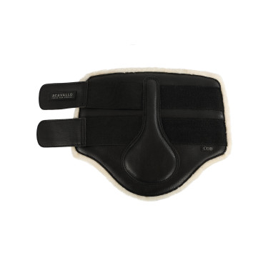 Guizeiras dianteiras em couro ecológico com fecho duplo de velcro Acavallo Guizeiras dianteiras em couro ecológico com fecho duplo de velcro Acavallo