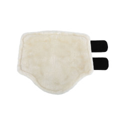 Guizeiras dianteiras em couro ecológico com fecho duplo de velcro Acavallo Preto