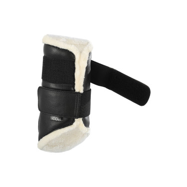 Guizeiras dianteiras em couro ecológico com fecho duplo de velcro Acavallo Guizeiras dianteiras em couro ecológico com fecho duplo de velcro Acavallo