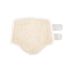 Guizeiras dianteiras em couro ecológico com fecho duplo de velcro Acavallo Branco Guizeiras dianteiras em couro ecológico com fecho duplo de velcro Acavallo Branco