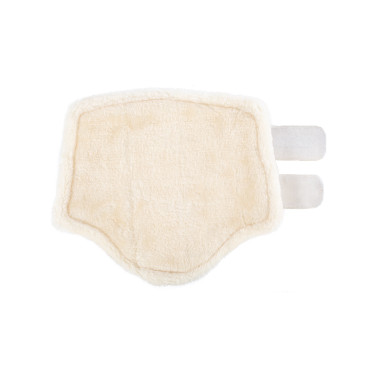 Guizeiras dianteiras em couro ecológico com fecho duplo de velcro Acavallo Branco Guizeiras dianteiras em couro ecológico com fecho duplo de velcro Acavallo Branco