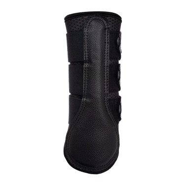 Guizeiras traseiras em neoprene perfurado com triplo velcro Acavallo Preto