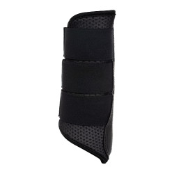 Guizeiras traseiras em neoprene perfurado com triplo velcro Acavallo Preto