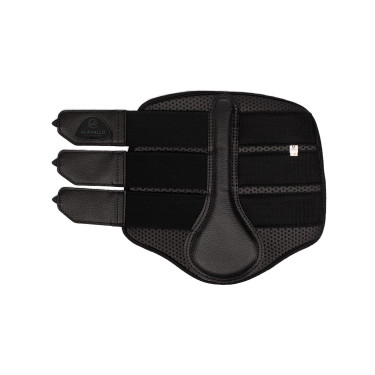 Guizeiras traseiras em neoprene perfurado com triplo velcro Acavallo Preto